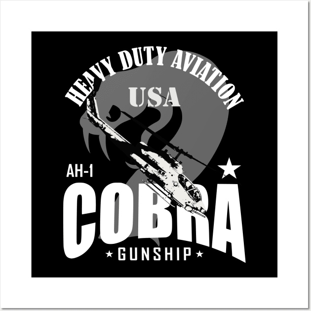 AH-1 Cobra - Helicopter Gunship Wall Art by TCP